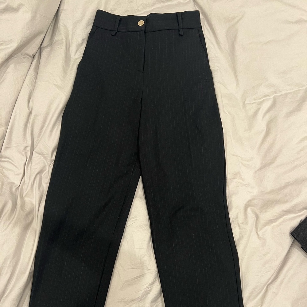 Maje pinstripe trousers, size 34.